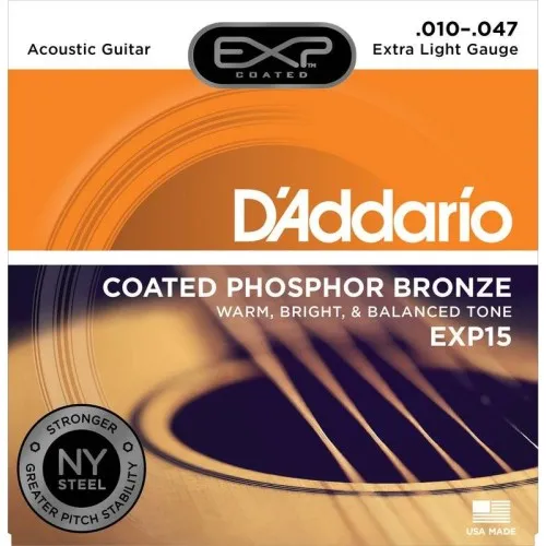 Daddario EXP15 Struny pre Akustickú Gitaru 010-047