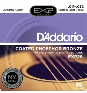 Daddario EXP 26 Phospor Bronze Struny pre Akustickú Gitaru 011-052 Bulk