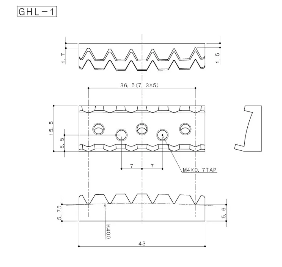 Gotoh GHL-1 Zámok Strún, Chrom Gotoh GHL-1 Zámok Strún, Chrom