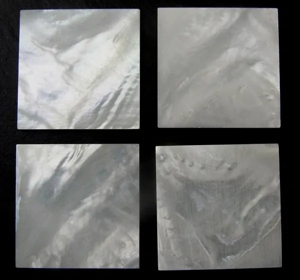 Biely perleťový blok – Polotovar 50 x 50 x 1,5 mm