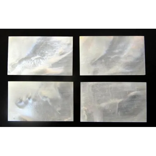 Biely perleťový blok – Polotovar 50 x 30 x 1,5 mm