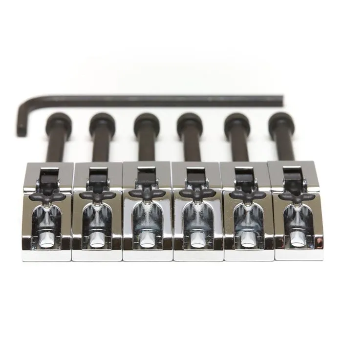 GraphTech String Saver FloydRose Style Saddles set 6 string PG-0080 Chrome GraphTech String Saver FloydRose Style Saddles set 6 string PG-0080 Chrome