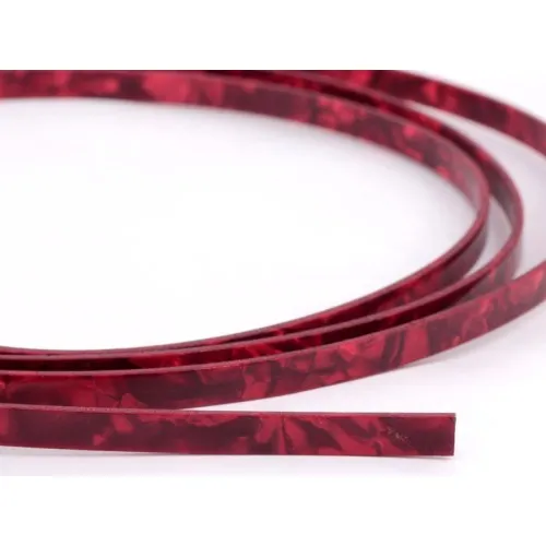 Partsland Celluloid Lemovací pásik 1650 x 6 x 1,5 mm (Červená perleť)