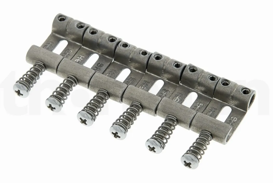 Highwood HG-11,2 RL – Oceľové sedlá pre 6-strunové kobylky (11,20 mm), Relic Highwood HG-11,2 RL – Oceľové sedlá pre 6-strunové kobylky (11,20 mm), Relic