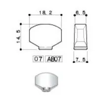 Gotoh SG07 Gombík Pre Gitarovú Ladiacu Mechaniku Zlatá