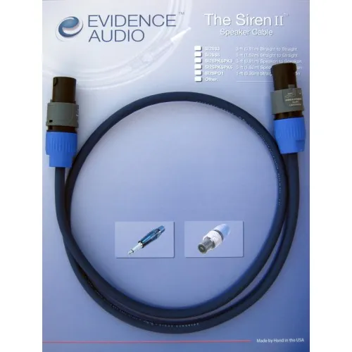 Evidence Audio The Siren II – Kvalitný reproduktorový kábel SS 1 m 