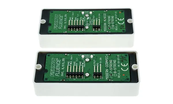 Fishman Fluence PRF-MH7 Sada Snímačov Pre 7 Strunovú Gitaru, Biela Fishman Fluence PRF-MH7 Sada Snímačov Pre 7 Strunovú Gitaru, Biela
