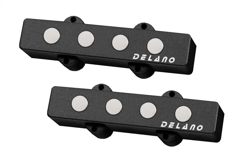 Delano JMVC 4 FE/M2 Split Coil Snímače pre 4 strunovú Basgitaru Čierna 