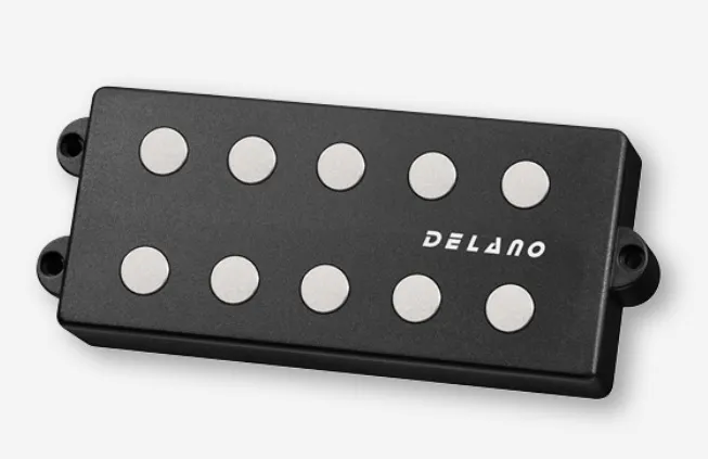 Delano MC5 FE Dual Coil Snímač pre 5-strunovú Basgitaru Čierna