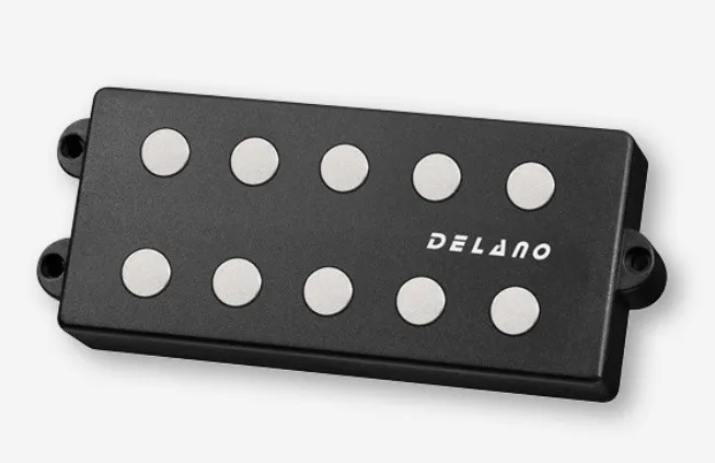 Delano MC5 FE Dual Coil Snímač pre 5-strunovú Basgitaru Čierna
