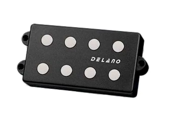 Delano MC4 AL MM Snímač pre 4-strunovú Basgitaru Čierna