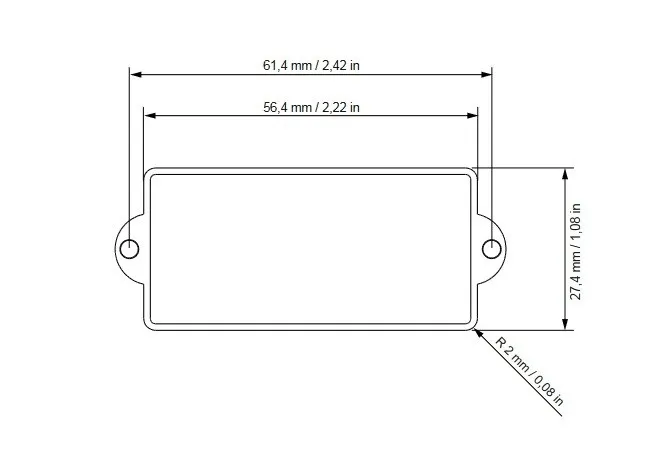 Delano PC 4-HE/M2 Split coil Humbucker Snímače pre 4-strunovú Basgitaru Set Delano PC 4-HE/M2 Split coil Humbucker Snímače pre 4-strunovú Basgitaru Set