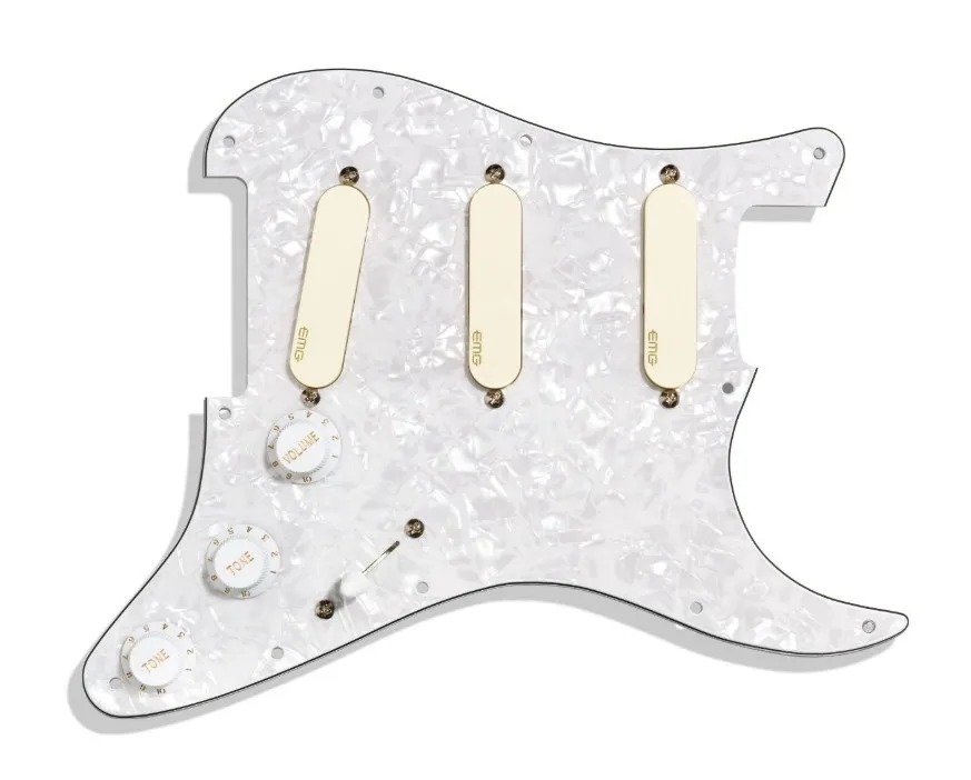 EMG DG20 David Gilmour – Complete Pickup Set for Strat, White
