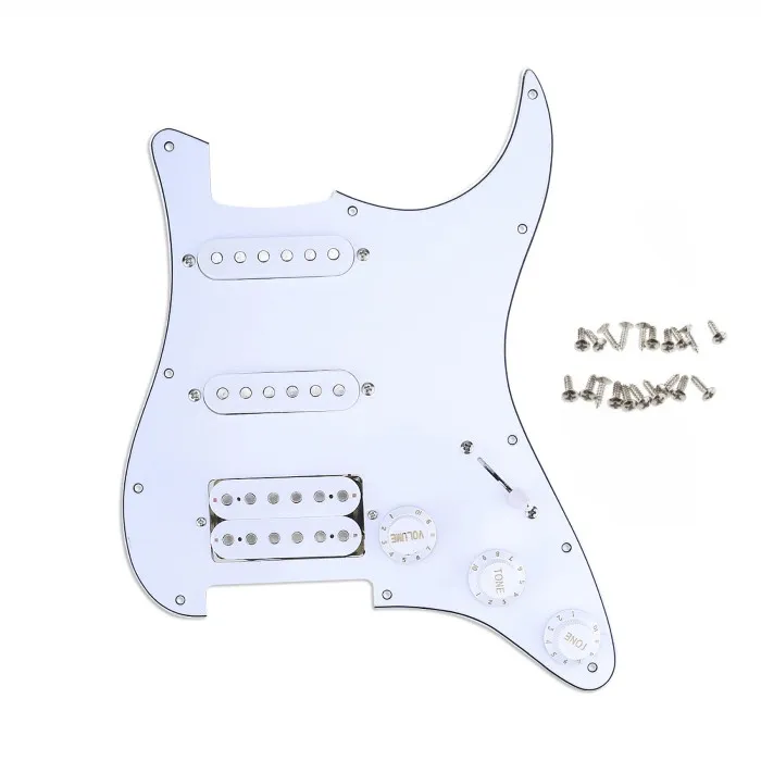 Partsland Gitarový Panel Strat Pickguard HSS Snímače Single Coil Humbucker