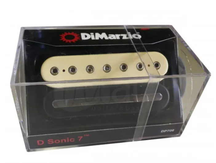 DiMarzio DP706 D Sonic 7 Bridge Čierno-kremová