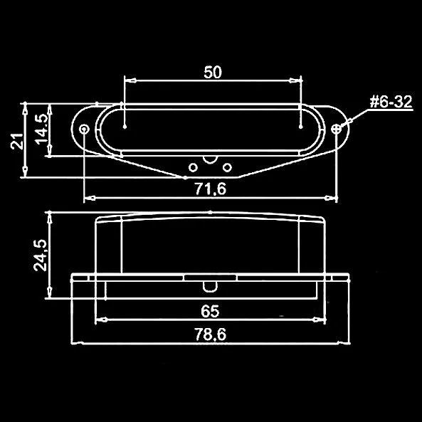 Artec O 15 telecaster neck gitarový snímač