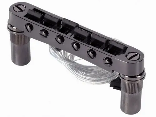 GraphTech Ghost PN-8863-CBK – Piezo kobylka pre Les Paul (Large Post), Cosmo Black