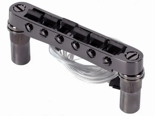 GraphTech Ghost PN-8863-CBK – Piezo kobylka pre Les Paul (Large Post), Cosmo Black