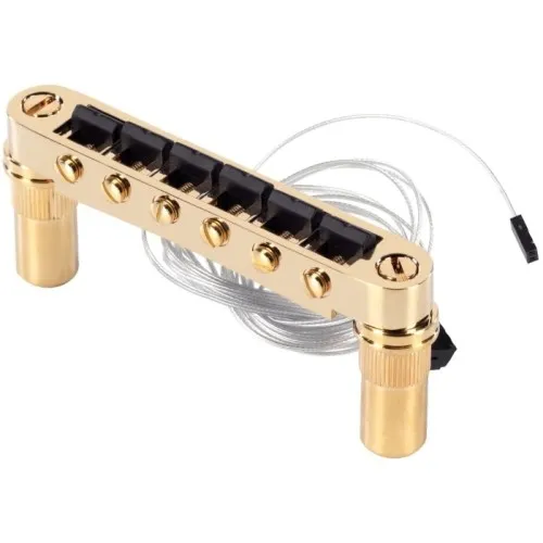 GraphTech Ghost PN-8863 GD – Piezo kobylka pre Les Paul (Large Post), Zlatá