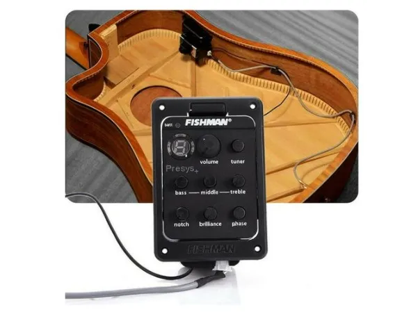 Fishman PRO-PSY-201 Predzosilovač Presys+ Pre Akustickú Gitaru Fishman PRO-PSY-201 Predzosilovač Presys+ Pre Akustickú Gitaru