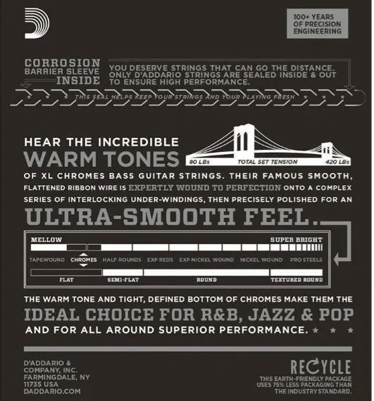 Daddario ECG 25 Struny pre Elektrickú Gitaru 012-052