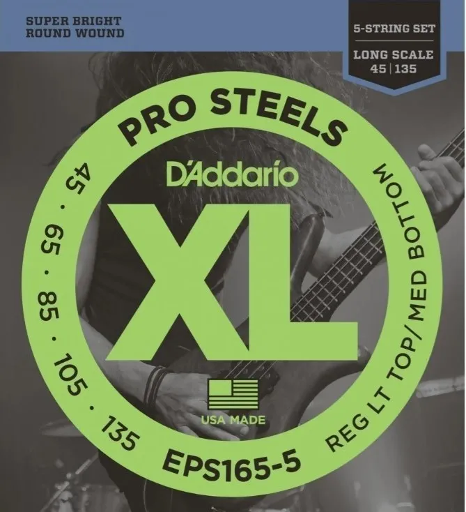 D’Addario EPS165-6 Struny pre 6-strunovú Basgitaru 030-130