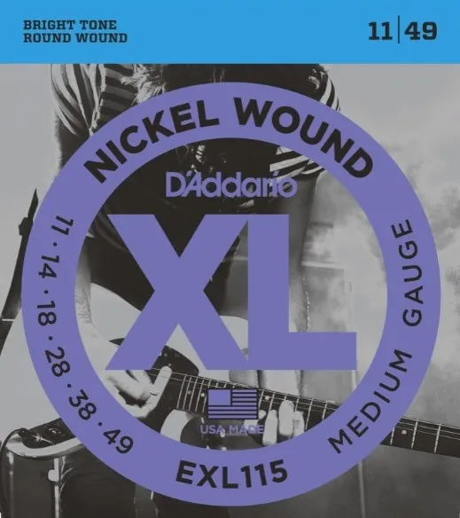 Daddario EXL115 Struny pre Elektrickú Gitaru 011-049 