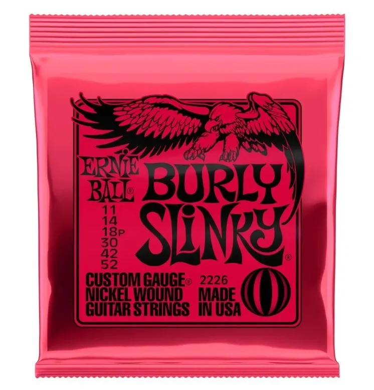 Ernie Ball 2226 Burly Slinky-  Struny pre Elektrickú Gitaru .011-052 