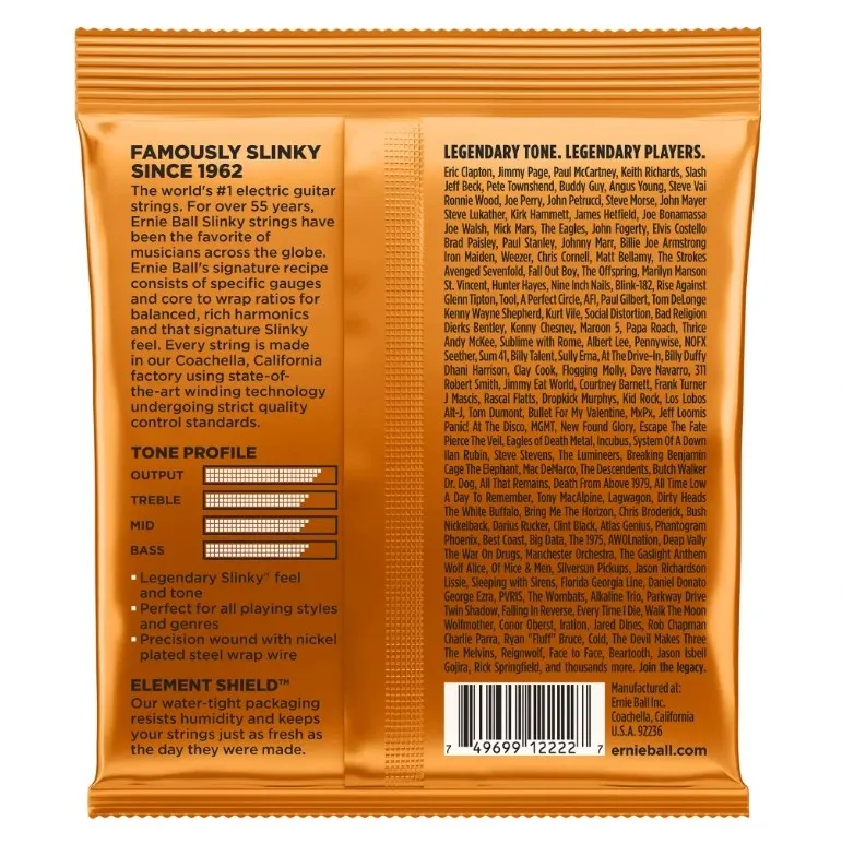 Ernie Ball 2222 Hybrid Slinky Struny pre Elektrickú Gitaru .009-046 Ernie Ball 2222 Hybrid Slinky Struny pre Elektrickú Gitaru .009-046