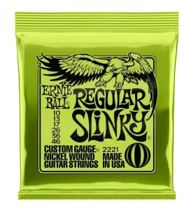 Ernie Ball 2221 Regular Slinky Struny pre Elektrickú Gitaru .010-046
