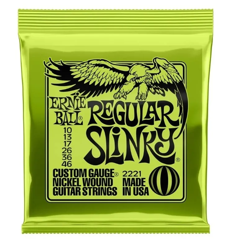 Ernie Ball 2221 Regular Slinky Struny pre Elektrickú Gitaru .010-046