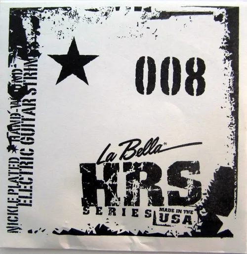 LaBella XL-.008 Kusová Struna pre Elektrickú Gitaru LaBella XL-.008 Kusová Struna pre Elektrickú Gitaru