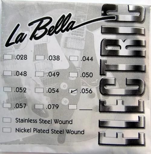 LaBella XL-.056 Kusová Struna pre Elektrickú Gitaru LaBella XL-.056 Kusová Struna pre Elektrickú Gitaru