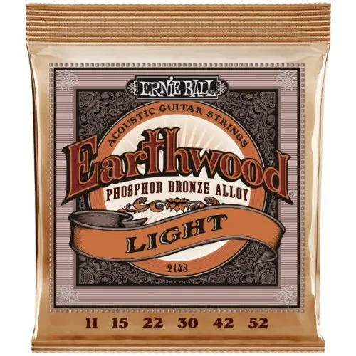 Ernie Ball Earthwood Light Phosphor Bronze struny pre akustickú gitaru .011-.052