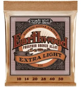 Ernie Ball Earthwood Extra-Light Phosphor Bronze struny pre akustickú gitaru .010-.050