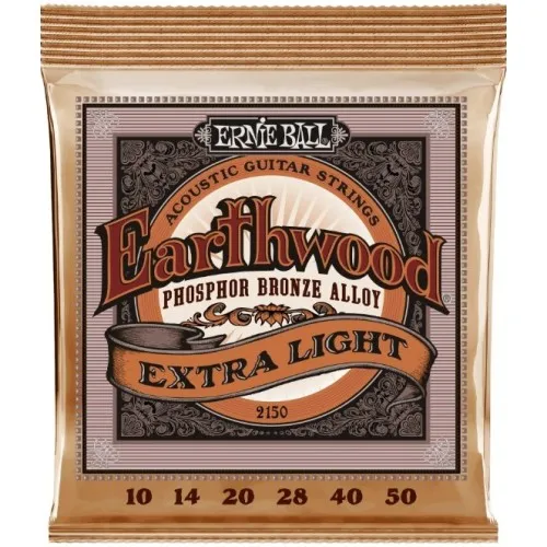 Ernie Ball Earthwood Extra-Light Phosphor Bronze struny pre akustickú gitaru .010-.050