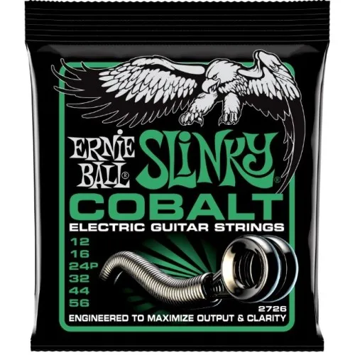 Ernie Ball 2726 Cobalt Slinky Struny pre Elektrickú Gitaru .012-056