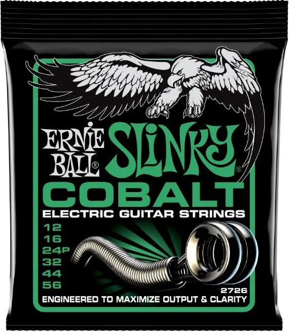 Ernie Ball 2726 Cobalt Slinky Struny pre Elektrickú Gitaru .012-056