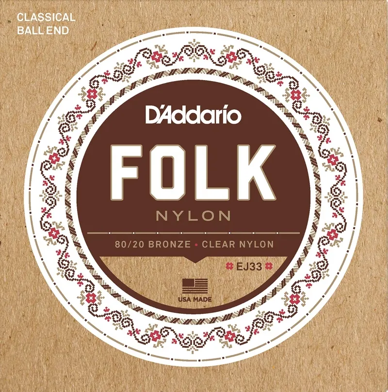 Daddario J33 Nylonové Struny pre Klasickú Gitaru .028-.045 Bulk