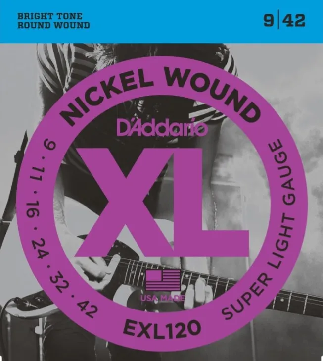 Daddario EXL 120 Struny pre Elektrickú Gitaru 009-042 Bulk Daddario EXL 120 Struny pre Elektrickú Gitaru 009-042 Bulk