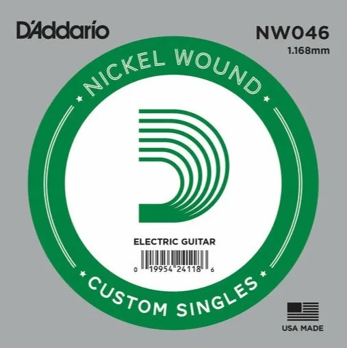 D'Addario NW046 Samostatná Struna pre Gitaru 046"