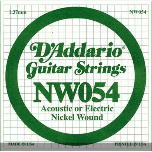 Daddario NW054 Kusová Struna .054