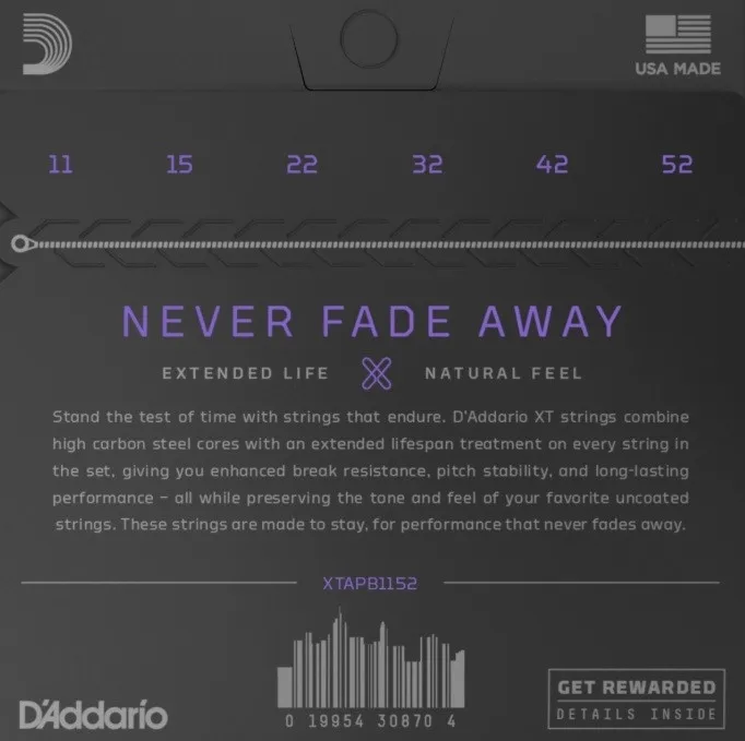 D'Addario XTAPB1152 Prémiové Struny pre Akustickú gitaru 11-52 Bulk D'Addario XTAPB1152 Prémiové Struny pre Akustickú gitaru 11-52 Bulk