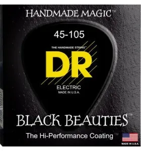 DR Strings BKB-45 Struny Basgitara Čierna