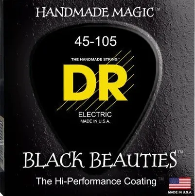 DR Strings BKB-45 Struny Basgitara Čierna