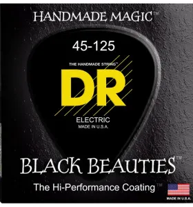 DR Strings BKB5-45 Struny Basgitara Čierna