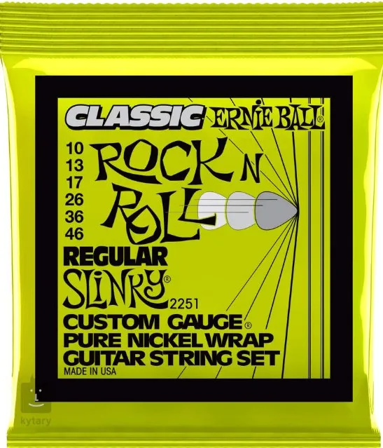 Ernie Ball 2251 Classic Regular Slinky Struny pre Elektrickú Gitaru 010-046 Ernie Ball 2251 Classic Regular Slinky Struny pre Elektrickú Gitaru 010-046