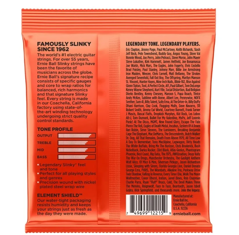 Ernie Ball 2215 Skinny Top Heavy Bottom- Struny pre Elektrickú Gitaru .010-052 Ernie Ball 2215 Skinny Top Heavy Bottom- Struny pre Elektrickú Gitaru .010-052