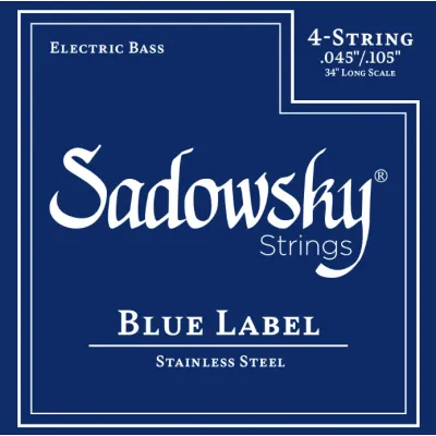 Sadowsky Blue Label Struny pre 4-strunovú Basgitaru 045-105 Oceľ
