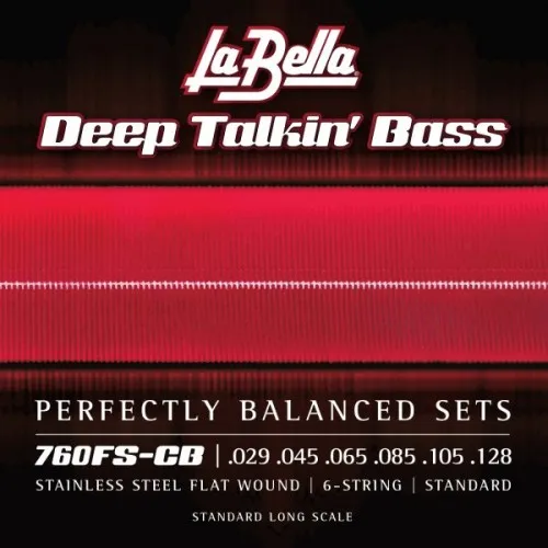 LaBella 760FS-CB Deep Talkin Bass Struny pre Elektrickú Basgitaru 029-128T
